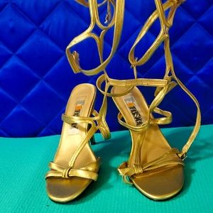 Tie Yellow Sandals